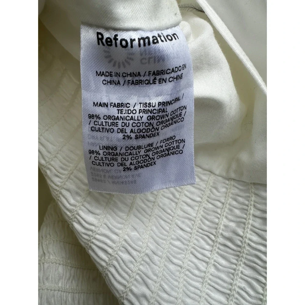 Reformation white organic